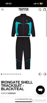 Trapstar Irongate Shell Tracksuit – Black/Teal - 9