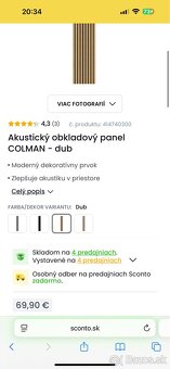 Predám dekoratívny panel a vesiakovu stenu - 9