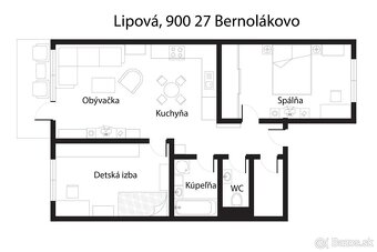 Slečný 3 izbový byt v Bernolákove - 9