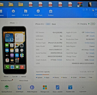 iPhone SE 2020 64 GB 100% baterka TOP Stav nepoužívaný - 9