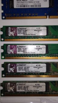 DDR, DDR2 a DDR3 pamäte – Kingston, HyperX, Elpida, A-Data - 9