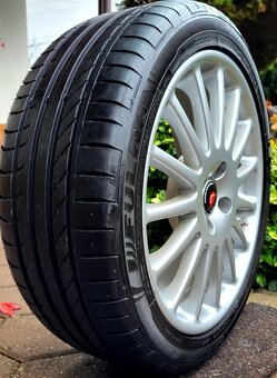 Alu R17 4x100 + letné pneu 215/45, Renault Kia - 9