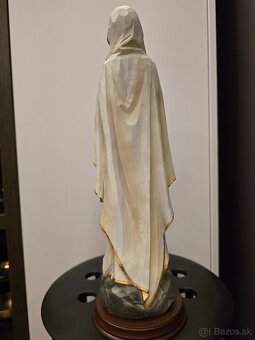 Madona drevena socha polychromaticka uprava - 9