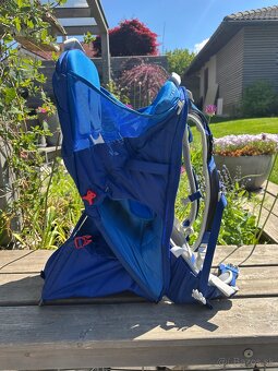 Turisticky nosic Osprey Poco LT – top stav + rain cover - 9