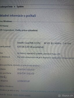15,6" notebook Fujitsu Lifebook AH530 / 4GB/128GB TOP stav - 9