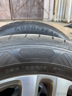 5x112 r16 elektróny Volkswagen+letné 205/55 r16 GoodYear - 9