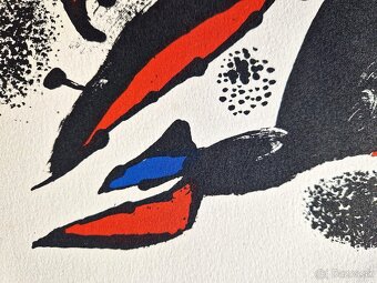 JOAN MIRO - Zľava (Litografia) (Bez rámu), Abstraktný surre - 9