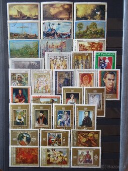 Pekná zbierka známok UMENIE 2 - 9