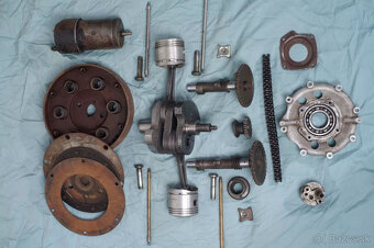 Originálny blok motora BMW R51 originálny motor, NIE BMW R66 - 9