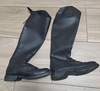 Detské jazdecké oblečenie - bunda, čižmy, prilba, šiltovka - 9