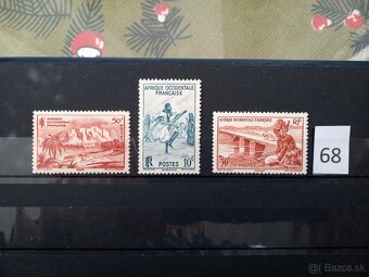 Poštové známky č.582 - AFRICKÉ ŠTÁTY III. - 20 ks sérií - 9