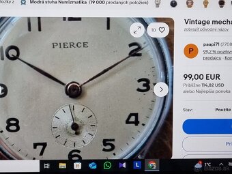 Náramkové hodinky,Pierce. - 9