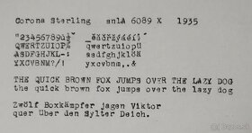 Funkčný starožitný písací stroj Corona Sterling z roku 1935 - 9