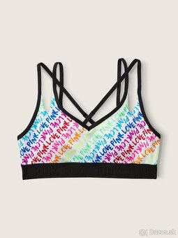 Victoria’s Secret Pink duhova farebna športova podprsenka - 9