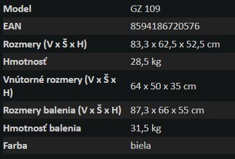 Mraznička Guzzanti GZ-109 100 litrová - 9