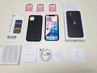 APPLE IPHONE 11 128GB BLACK TOP STAV,ZDRAVIE BATERKY 100% - 9