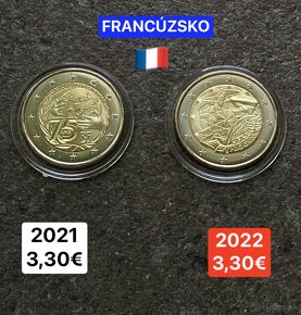Francúzko - pamätné dvojeurové mince - 9