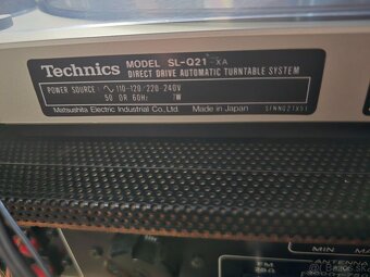 Technics SL-Q21 direct drive gramofón - 9