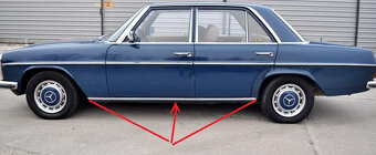 Mercedes W108,110,114,115 - spodní lišty - 9