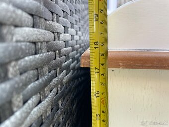 Botník vintage, lavica so zásuvkami - 9