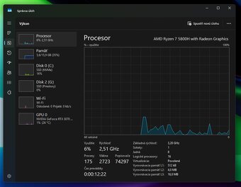 Lenovo Legion 17" Ryz 7/ RTX 3070 8GB/ 16GB RAM/ 1,5T - 9