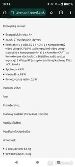 Predám LED Full HD Samsung 40" - 9