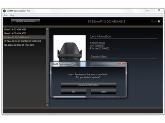Sigma USB DOCK UD-01 pre Canon EF (nepoužitý) - 9