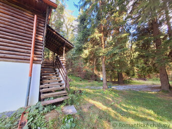 Útulná chata v tichom lesíku pri obci Olešná - 9