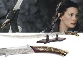 Elfský meč "ARWEN" Pán prsteňov so stojanom - 9