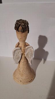 Tri anjelské figúrky + krížik ako darček - 9