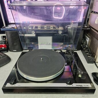 THORENS TD-318...Auto Stop , Shure , čierný klavírny lak.... - 9