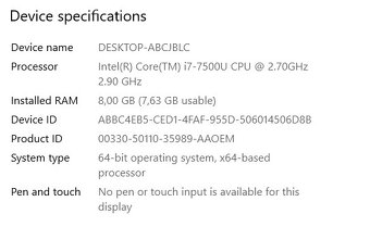 Lenovo ThinkPad x270 | i7 | 8GB | 256GB SSD - 9