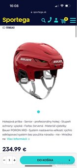 Hokejova Prilba Bauer Hyperlite - 9