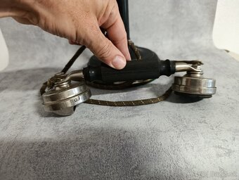 Velmi starý historický telefon do sbírky, štítek Ericsson - 9