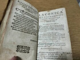 401 ročná EPIŠTOLA--rok vydania 1623--Laconicarum epistolaru - 9