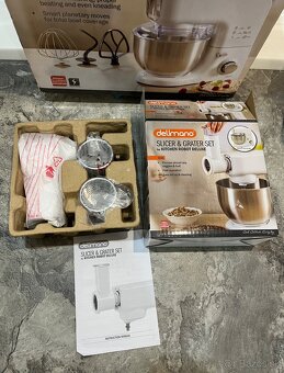 Nový kuchynský robot Delimano Deluxe set s doplnkami - 9