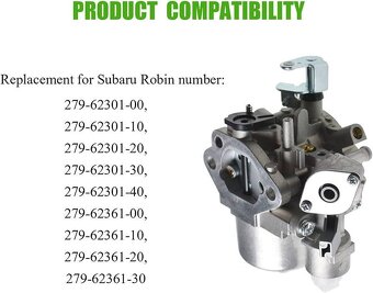 Karburátor ALL-CARB pre Subaru Robin EX2 - 9