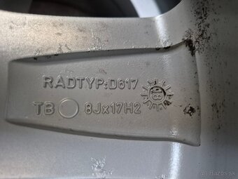 5x112 r17 ET38 x 8J elektróny ŠKODA, VW, SEAT, AUDI - 9