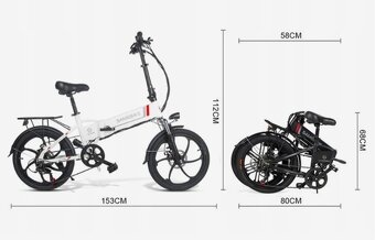 Skladací elektrobicykel SAMEBIKE - 9