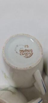 Šálky s podšálkami Ditmar Urbach Czechoslovakia - 9