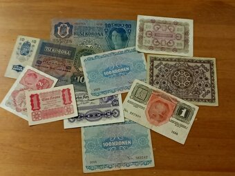 Staré bankovky Rakousko-Uherska (2 sada) - 9