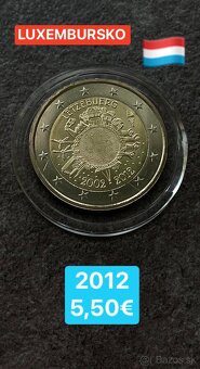 Luxembursko - 2 eurové mince - 9