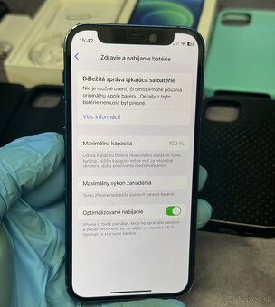 Apple iPhone 12 Mini 64 GB Blue / nová batéria - 9