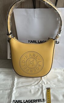 Karl Lagerfeld kabelka horčicová originál - 9