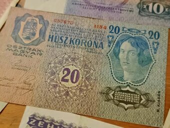 Staré bankovky Rakousko-Uherska (1 sada) - 9