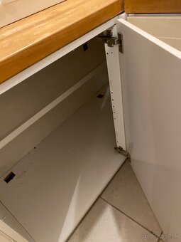 Kuchynská linka Ikea biela rustikálna - 9