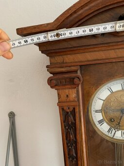 Starožitné nástenné hodiny - Gustav Becker - 9