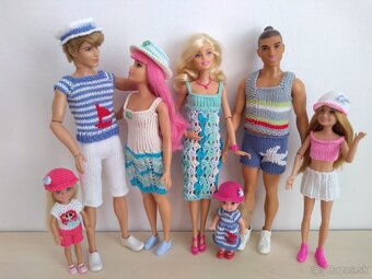 Oblečenie kraťasy tričko šiltovka pre bábiky Ken barbie bund - 9