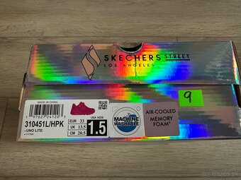 Skechers tenisky na suchý zips 33 - 9