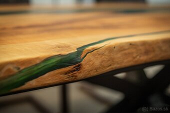 epoxidový jedálenský stôl masívny stôl - 9